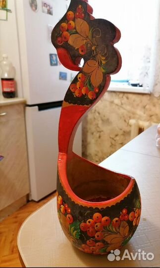 Ковш хохлома