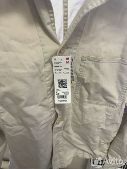 Новая куртка рубашка uniqlo XL