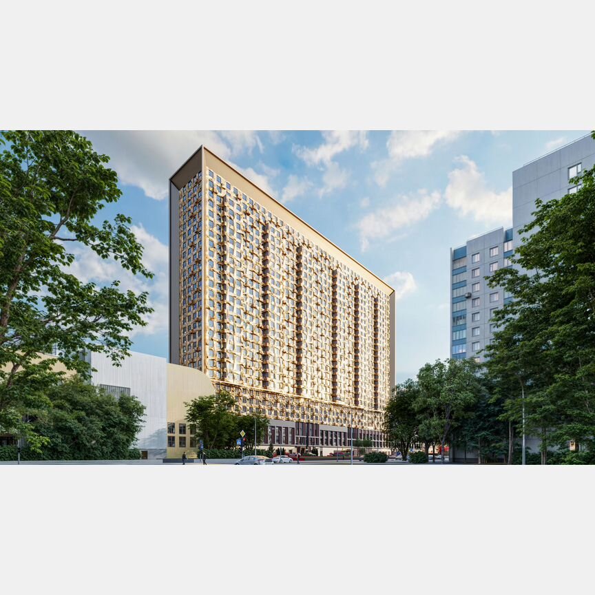 1-к. апартаменты, 33,6 м², 4/28 эт.