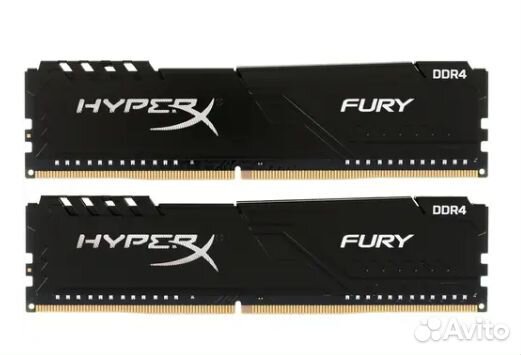 Оперативная память Kingston HyperX fury Black