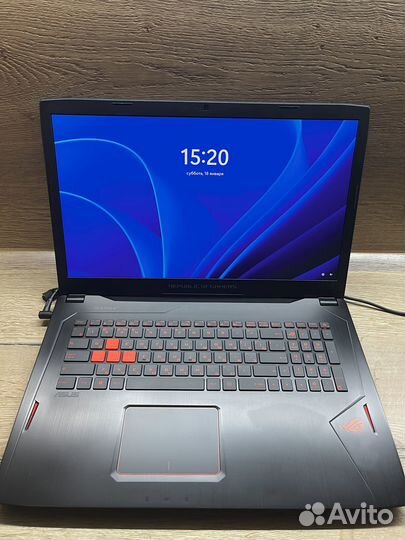 Игровой ноутбук asus ROG strix GL702VM 17.3
