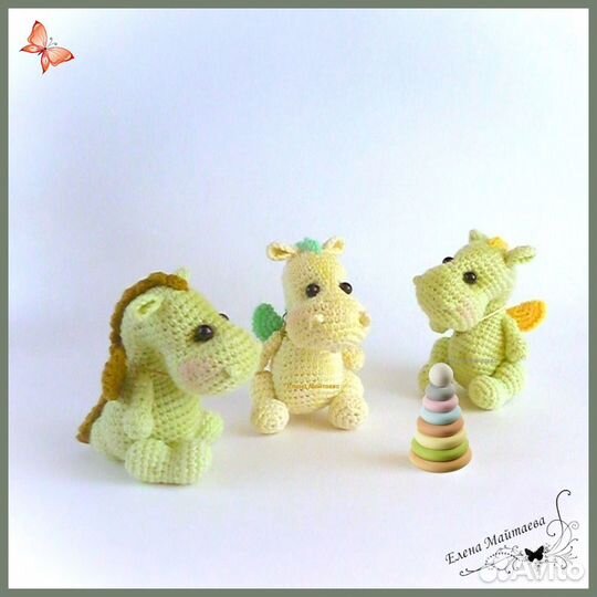Вязаные игрушки ручной работы