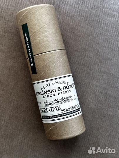 Новые духи Zielinski&Rozen vanilla
