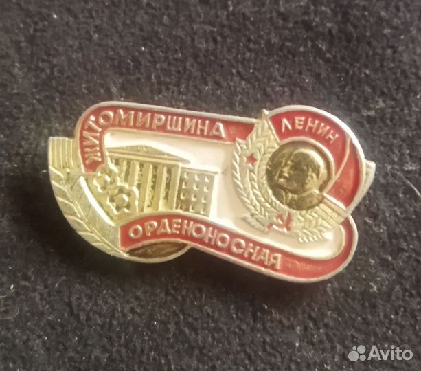 Значок СССР. Житомирщина