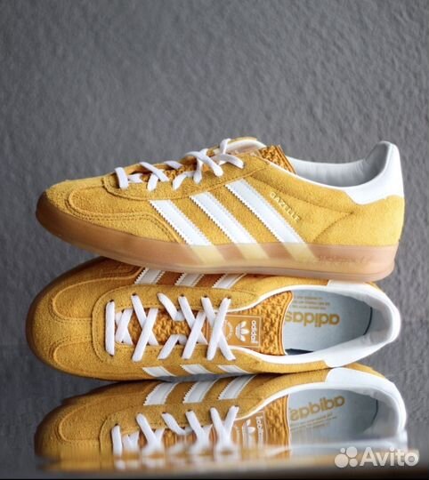 Adidas Gazelle Indoor Orange Peel White