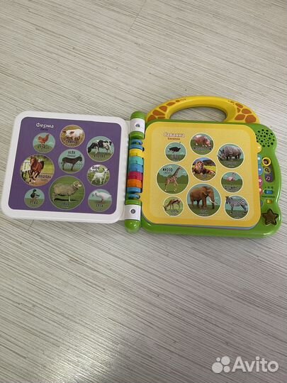 Интерактивная книга про животных Vtech