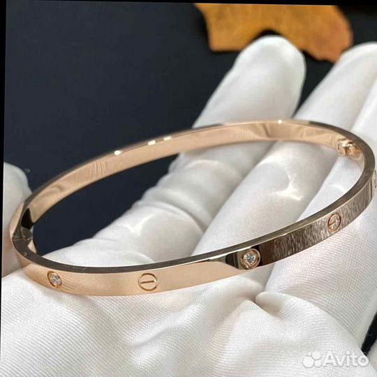 Браслет Cartier Love, маленькая модель 0,06ct