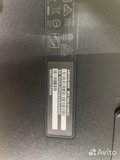 Acer nitro 5 an515-52-54k5