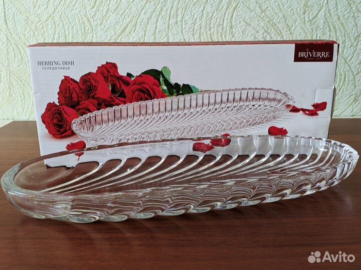 Селедочница стеклянная briverre