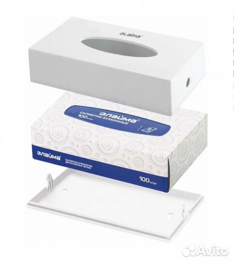 Диспенсер для туалетной бумаги Лайма 605392, белый