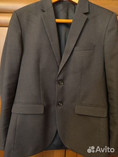 Пиджак Бостон, размер 164, серый
