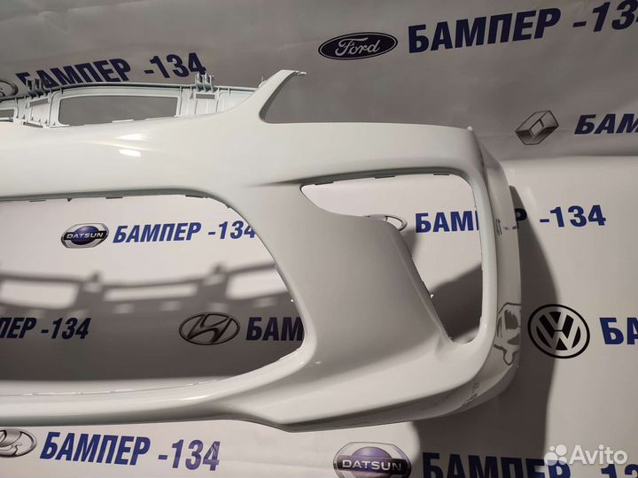 Бампер передний kia rio 4 Кристально белый PGU