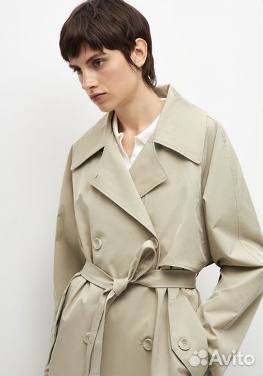 S-L Тренч sela тренчкот плащ холодно бежевый