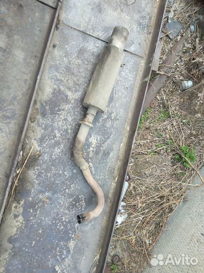 Глушитель прямоточный банка на ваз