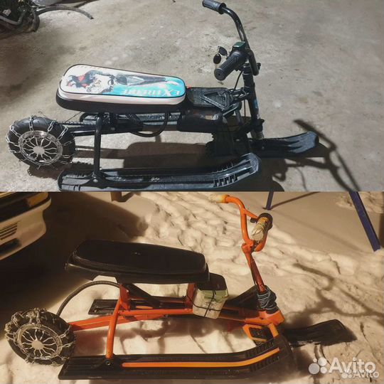 Электроснегокат для детей и взрослых снегокат