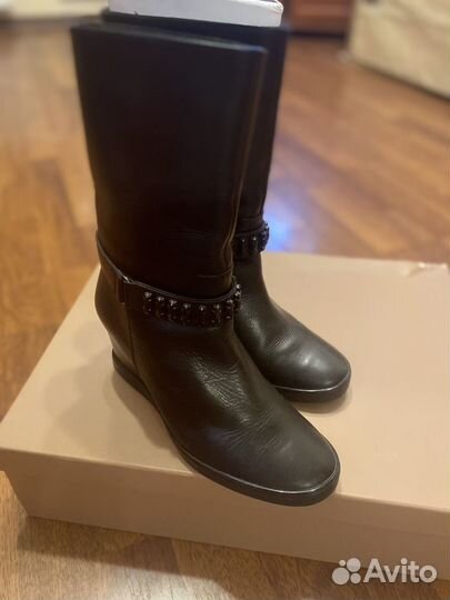 Полусапоги женские натуральная кожа 36