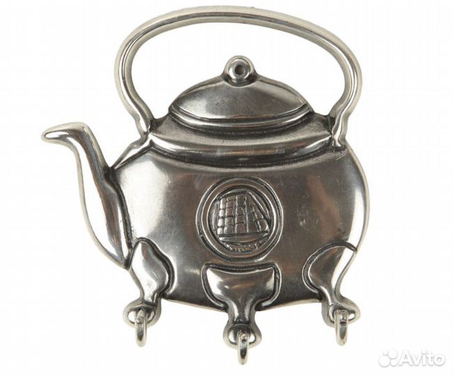 Крючки для кухни из латуни цвет серебристый