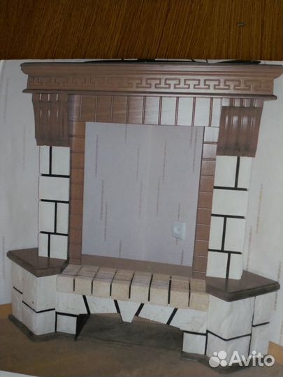 Портал для камина угловой. Новый. Торг