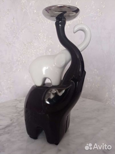 Подсвечник, фарфор и стекло IKEA