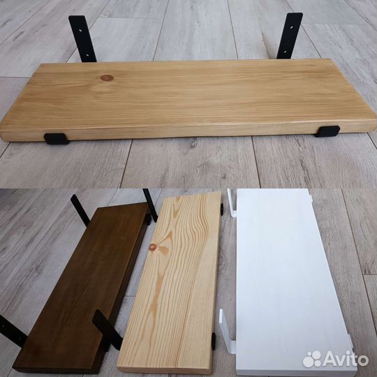 Полка настенная из массива