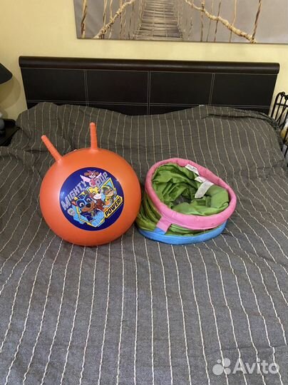 Мяч прыгунок и труба икея