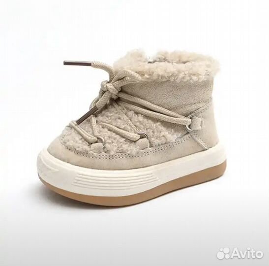 Ботинки детские барашек