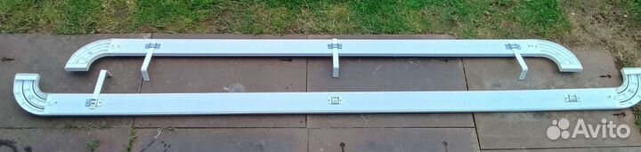 Карнизы для штор двухрядный белый