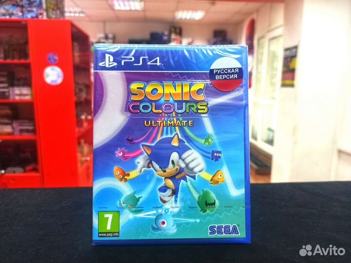 Диск PS4 Sonic Colours: Ultimate (Новый)