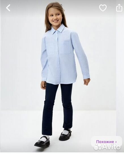 Рубашка sela 128 размер