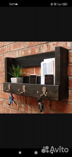 Ключница настенная из дерева