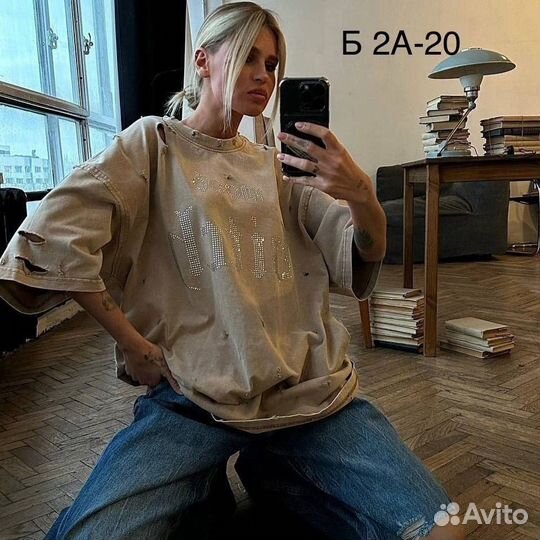 Футболка оверсайз женская