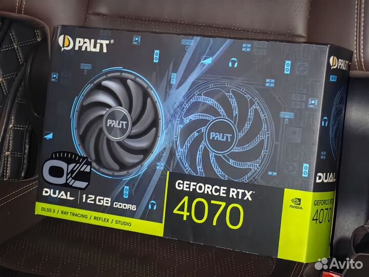 Видеокарта Palit GeForce RTX 4070 dual 12G