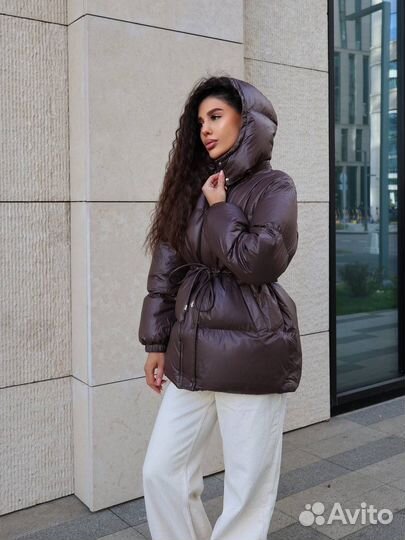 Зимняя куртка/пуховик на кулиске Корея