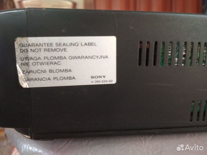 Видеомагнитофон sony