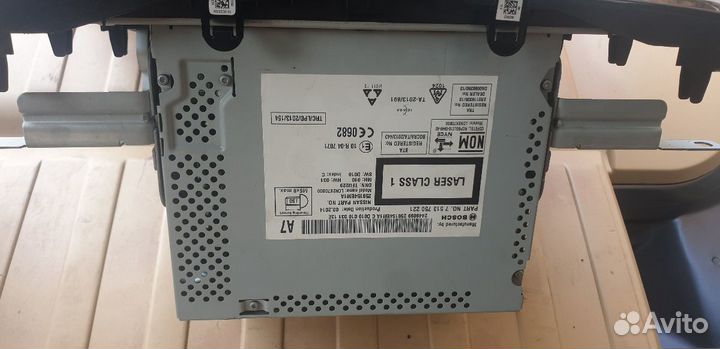 Штатная магнитола Nissan Qashqai кузов j11