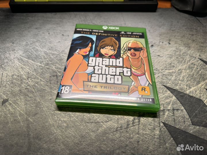 Grand theft auto the trilogy xbox диск