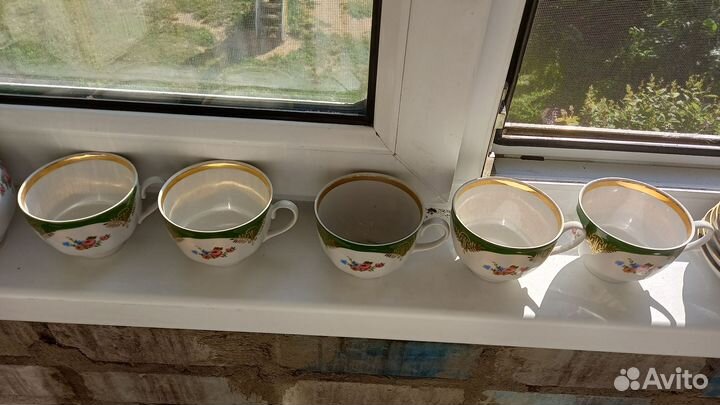 Набор столовой посуды на 6 персон антиквариат