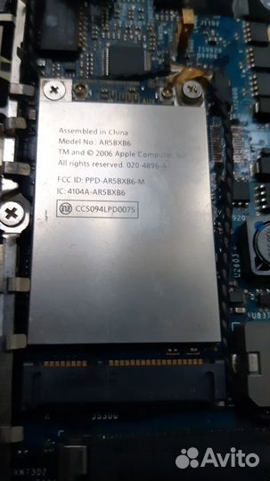 Apple MacBook A1181. Черный, на запчасти