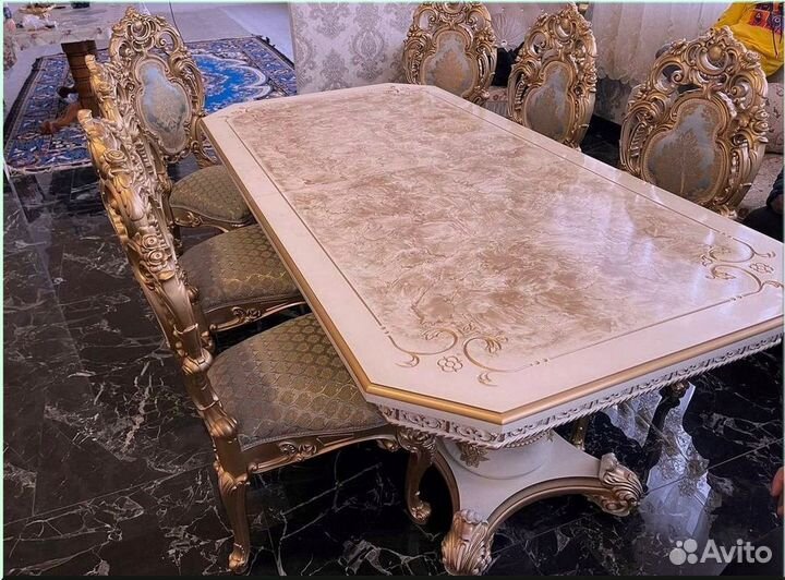 Кухонный стол раскладной белый