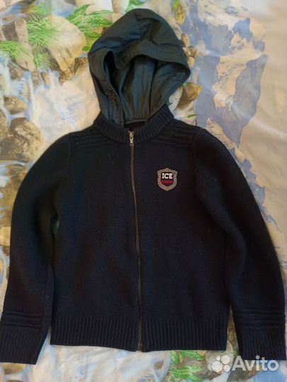 Кофта с капюшоном для мальчика, 8 лет