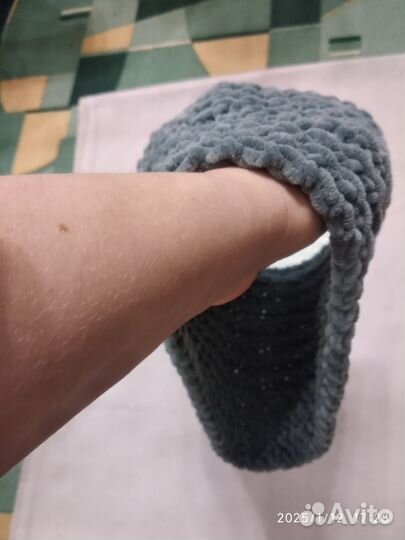 Шарф вязаный хомут