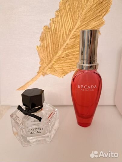Флакон от духов Gucci Flora и Escada Оригинал