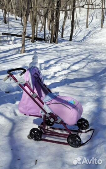 Санки-коляска