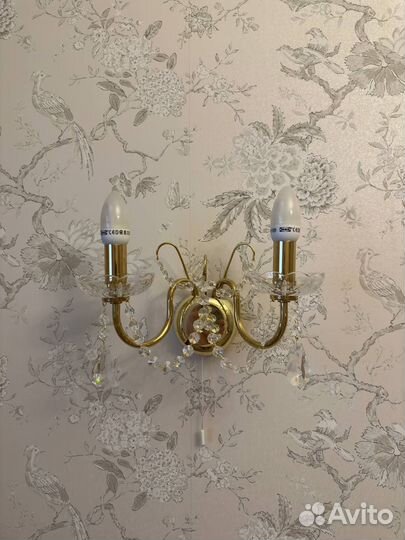 Люстра и 2 прикроватных светильника