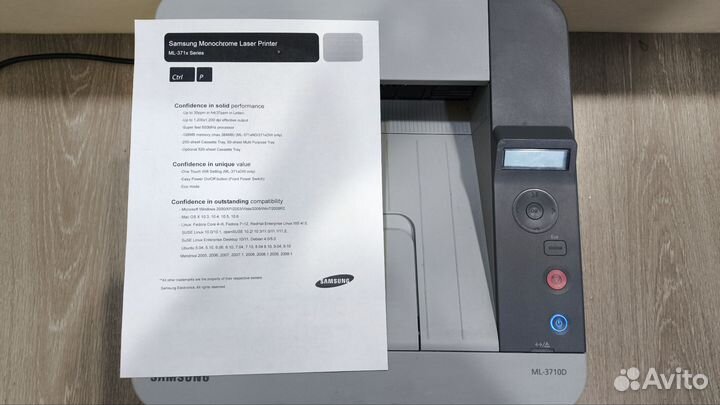 Принтер лазерный samsung