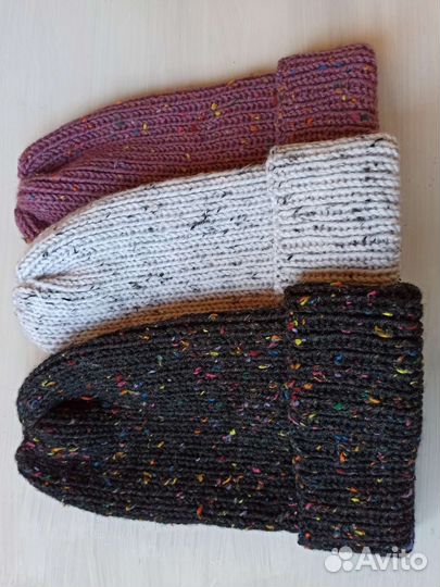Шапка вязаная ручная работа