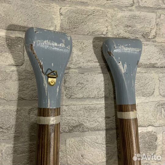 Весло декоративное деревянное