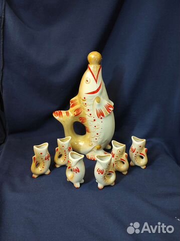 Коньячный набор рыбки СССР