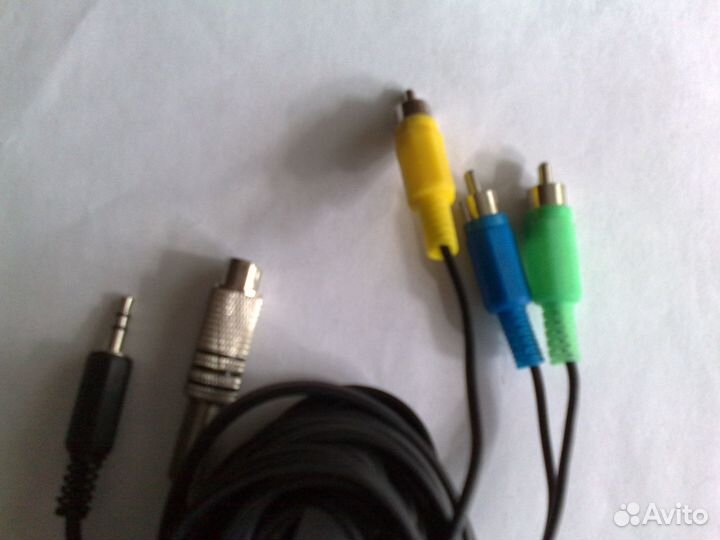 Кабель 3 RCA -S-video +3,5 Jack 5 метров, вышлю по