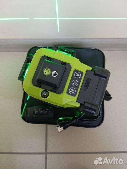 Лазерный уровень 3D 360 самовыравнивающийся